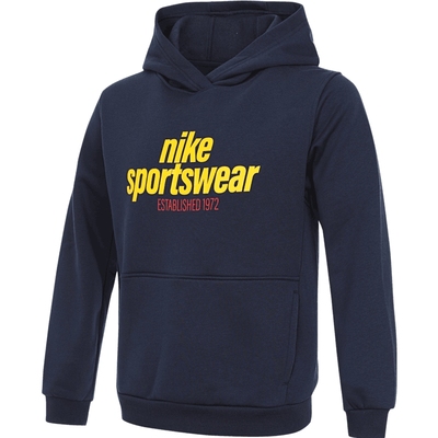 NIKE耐克大童CLUB FLC HDY FMLY PD运动休闲套头衫卫衣HM6874-451