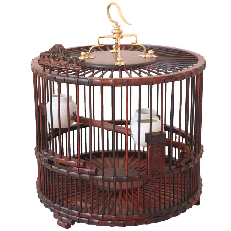 华品红玉鸟贝子小型圆绣眼鸟笼子