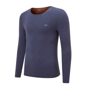 猫人德绒保暖内衣男款加绒加厚驼绒男秋衣秋裤单件上衣打底衫冬季