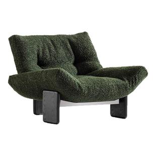 芬纳维亚传承 现代设计师单人沙发椅 emmi埃米 复古风懒人休闲椅