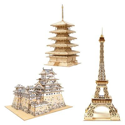 天坛祈年殿古建筑拼装积木