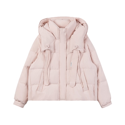 鸭鸭时尚外套短款2025羽绒服女