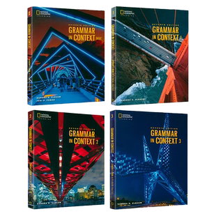 原版进口Grammar in Context 第七版basic1 2 3级正版美国国家地理NGL初中英语实用情境语法教材带在线账号赠送音频