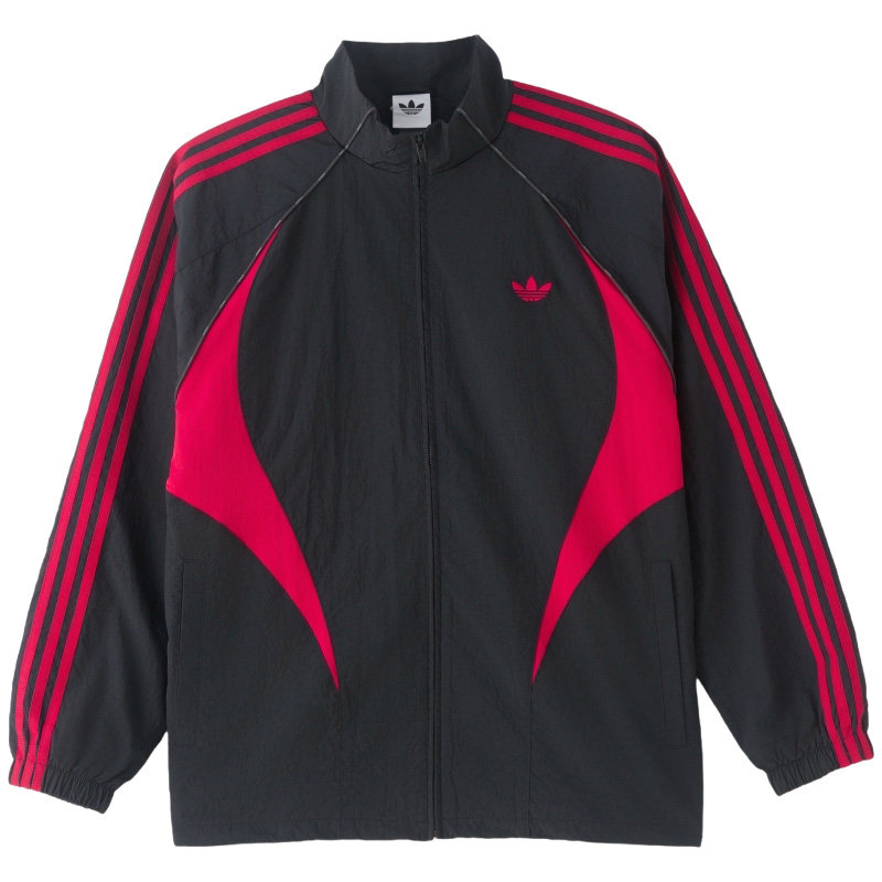 Adidas阿迪达斯三叶草男装2026秋季新款STREET运动休闲外套KX0819