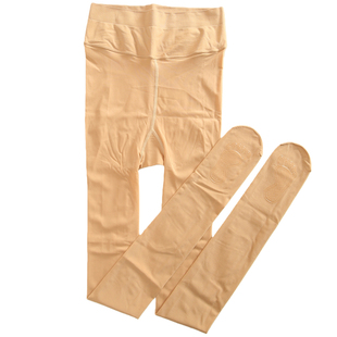 SK7311大码胖MM200斤雾光袜脚底防滑面膜袜秋冬中厚微透肉打底裤