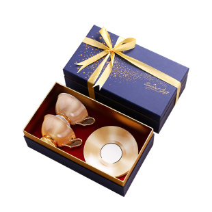 高档精致骨瓷咖啡杯送领导会员公司商务礼品送海外客户新年会礼物