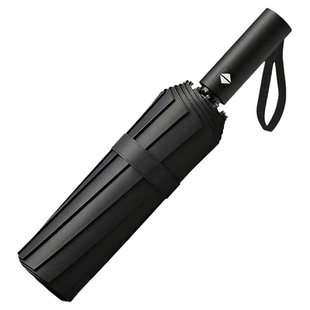 全自动雨伞男女晴雨两用加大加固加厚学生遮阳手动黑色纯色专业