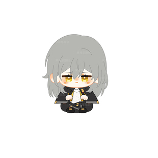 同人动漫开拓者星符玄加拉赫小坐姿娃娃三月七毛绒小公仔