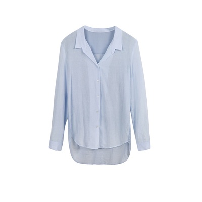 HeyDress休闲长袖衬衫夏季宽松