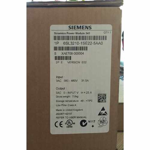 议价6SL32101SE225AA05AAOS120变频器PM340功率模块11千瓦适用