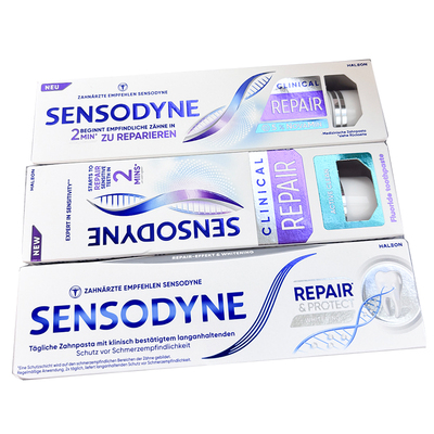 SENSODYNE修复护敏牙膏含氟结白