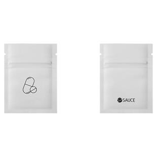 日本迷你小药袋便携式药丸药物药片分装袋密封药盒避光防潮收纳袋