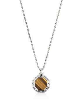 JH虎眼石925银项链小众设计轻奢