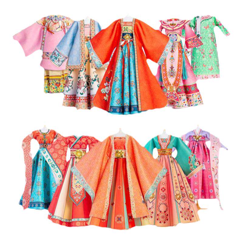 女孩服装设计diy手工古装换装