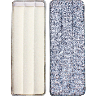 刮刮乐拖把布替换布平板粘贴式免手洗拖把配布头尘推墩布懒人配件