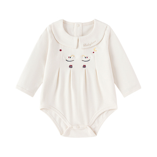 【清仓】babylove【纺软织柔】婴儿包屁衣春秋宝宝纯棉三角哈衣