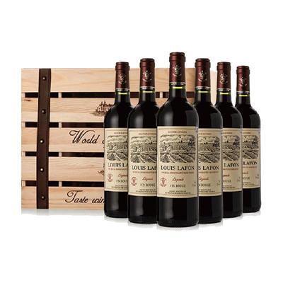 法国进口红酒整箱礼盒装