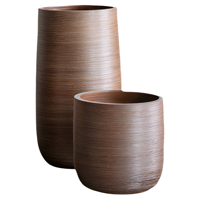 御三泥客厅别墅庭院大口径北欧花盆现代陶瓷落地花瓶绿植种植盆