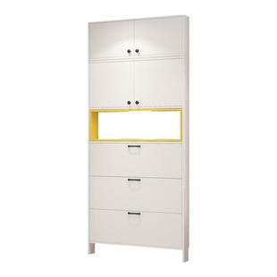 门口超薄鞋柜到顶17cm家用靠墙高立式省空间大容量翻斗玄关储物柜