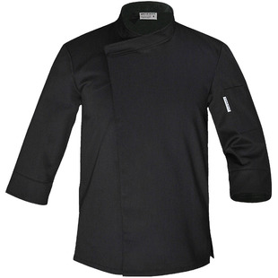 厨乐乐品牌厨师工作服男饭店厨房工服烘焙白色上衣套装工装厨师服