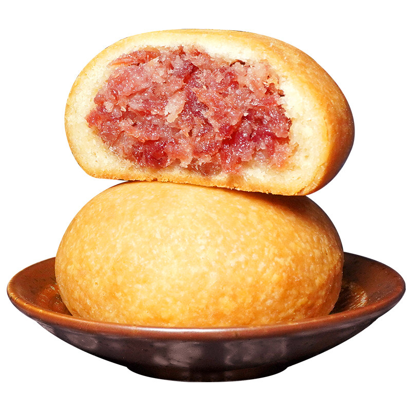 梅花牌昆明冠生园云腿月饼云南特产滇式中秋月饼宣威火腿月饼送礼