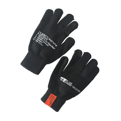 FINESTATE可触屏潮牌针织手套男