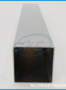 SUS304不锈钢大方管100X100X2.0 抛光表面 建筑装饰用 可激光切割
