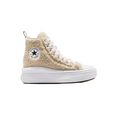 CONVERSE匡威官方 All Star Move秋冬大童高帮云朵厚底鞋A06794C