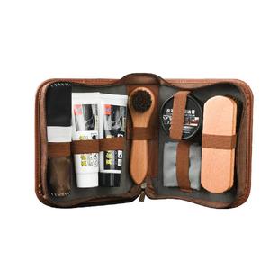 鞋油黑无色通用清洁保养油真皮衣护理绵羊油貂油刷擦皮鞋工具套装