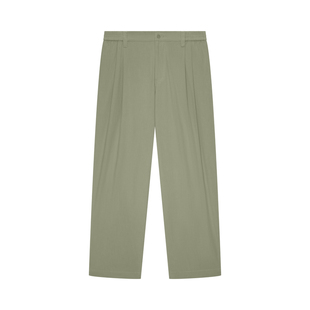 nice rice好饭 26夏季新品前中双叠褶宽松薄棉休闲长裤男NIX11047