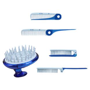 日本进口便携折叠造型梳尖尾梳负离子直柄女士用美发防静电细齿梳