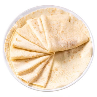 铁棍山药春饼手工无油烫面烙馍河南春饼薄饼皮早餐卷饼卷菜饼即食