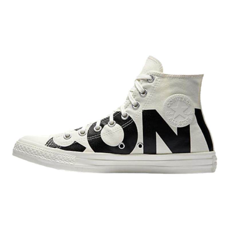 Converse/匡威男鞋高帮帆布鞋印字潮流街头百搭美国直邮159533F