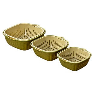 洗菜盆沥水篮双层厨房新款滤水漏水汲水筐漏网菜篮子洗水果神器