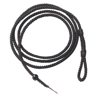 天珠吊坠挂绳横穿挂脖锁骨链绳编织男女万能项链绳玉佩黄金佛挂件