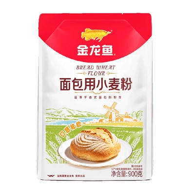 金龙鱼高筋面包粉松软900g