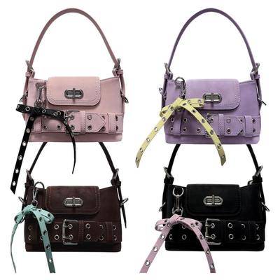 cultivator原创小众复古撞色休闲百搭单肩斜跨手提腋下包2025夏新