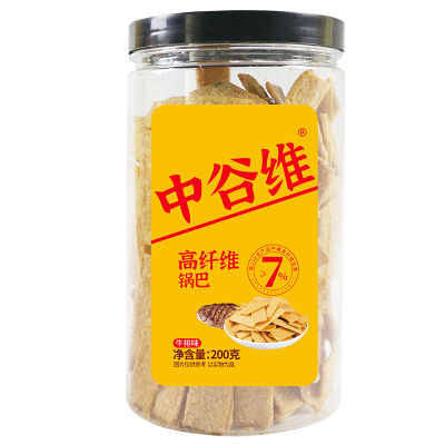 中谷维高纤维锅巴200g*2