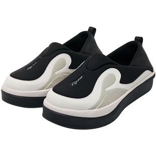 准者一脚蹬男女鞋休闲鞋厚底板鞋2026新款春季半拖鞋情侣鞋运动鞋