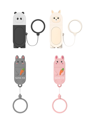 闪迪USB3.0加密卡通可爱电脑U盘