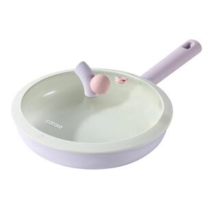 卡罗特平底锅钛陶瓷不粘锅家用牛排煎锅煎蛋锅煎饼锅电磁炉专用锅