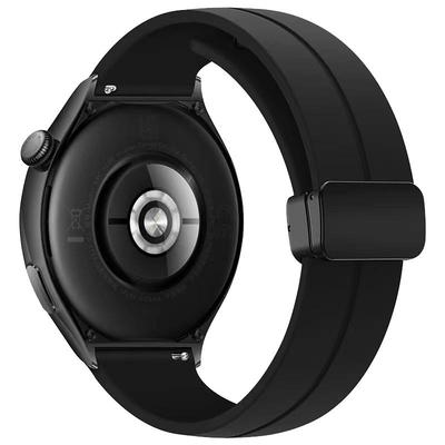 卡客风暴FKM氟橡胶适用华为手表GT6表带watch5钛扣磁吸扣gt3 GT5