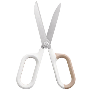 【省力高颜值】得力剪刀办公家用小号不锈钢儿童学生手工安全剪子幼儿园宝宝剪纸大号裁缝美工剪多功能不粘胶