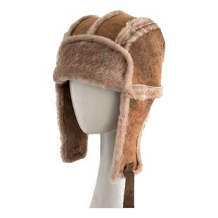 冬季加厚保暖东北雷峰帽真皮羊皮毛一体防风防寒护耳骑行帽子冬男