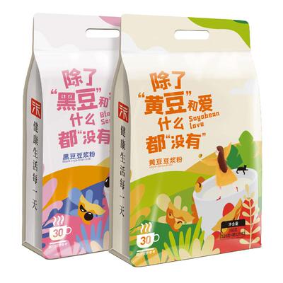 30包速溶纯豆浆粉无蔗糖黄豆黑豆