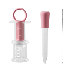 婴儿滴管喂药器宝宝喂水防呛幼儿吃吸药小孩针管式注射器儿童硅胶