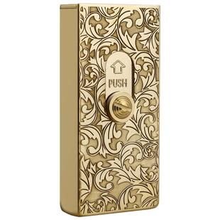 佐罗火柴盒煤油打火机自动点火推拉弹射黄铜防风创意个性火机定制