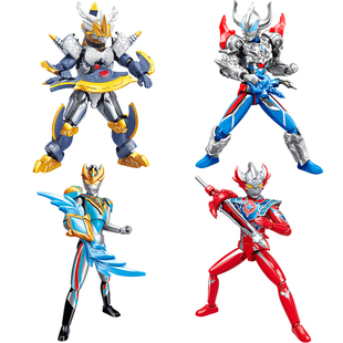 启蒙新款奥特曼积木人加拉特隆mk2超甲英雄怪兽儿童男孩玩具人偶8