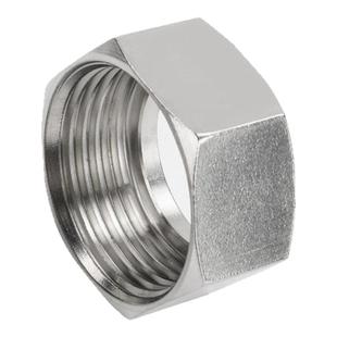 304不锈钢波纹管螺帽加厚4分6分热水器进水软管接头螺母卡环垫片