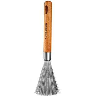 304不锈钢锅刷长柄清洁去污刷子纳米钢丝刷厨房洗锅刷锅神器碗刷